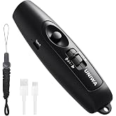 UNIWA Electronic Whistle with USB Charging, 3 Tone &amp; 3 High Volume Hand Emergency Whistle for Referee Coaches Teacher, Outdoor Sport Game Camping Safety Electric Whistle with Lanyard