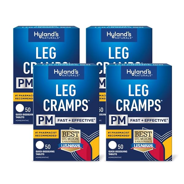HYLAND’S LEG CRAMPS PM, 50 TABLETS EA (PACK OF 4)