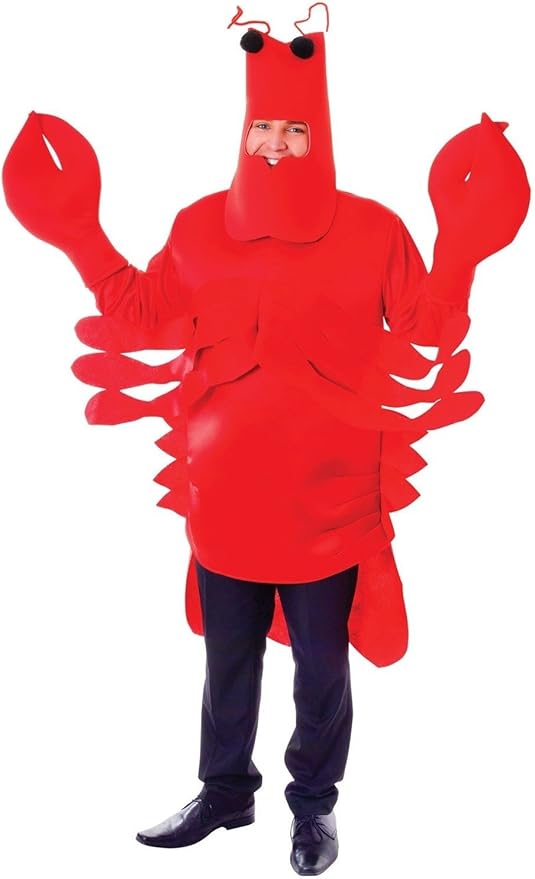 Lobster Fancy Dress Costume (adult size) Amazon.co.uk Clothing