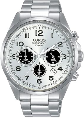 Orologio analogico al quarzo da uomo RT307KX9, argento