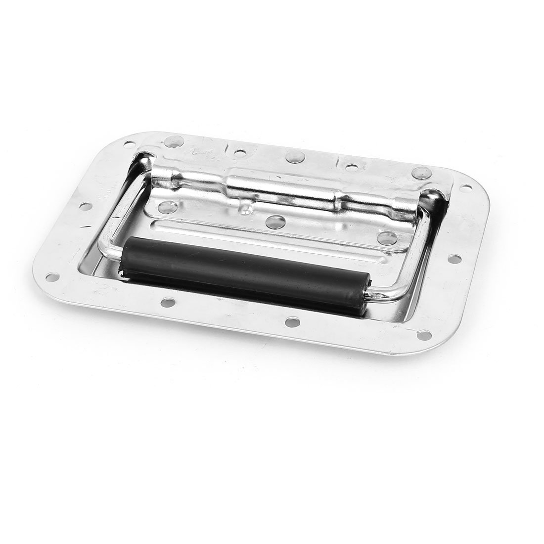 Sourcingmap Toolbox Suitcase 110mmx70mm Metal Spring Loaded Rectangular Recessed Pull Handle