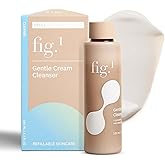 Fig.1 Hydrating Facial Cleanser Refill - Gentle Cream Face Wash for Sensitive Skin - Glycerin & Squalane - Daily Cleanser Face Wash for Women - Facewash Womens Non-Drying Formula - 3.4 oz/100 mL