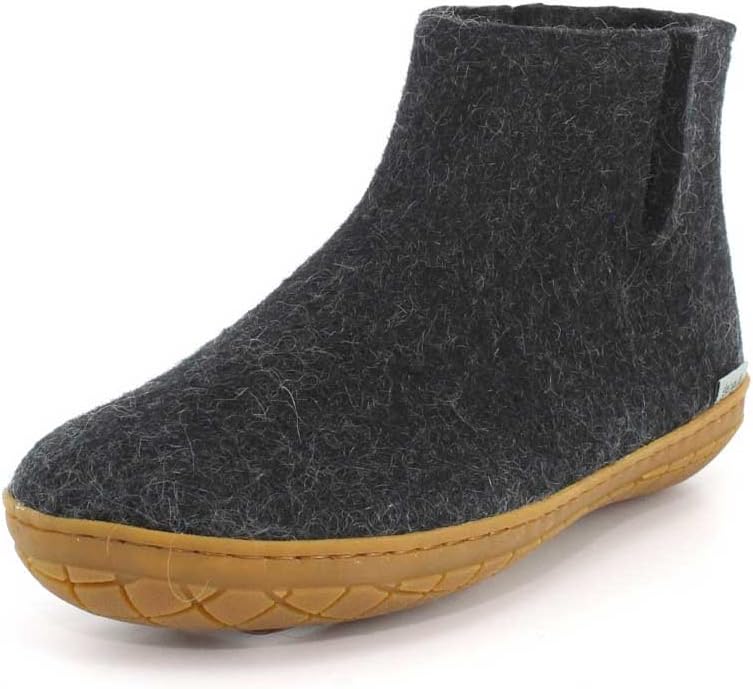 Glerups Wool Unisex Boot - Rubbe Charcoal/Honey - EU 44 - Men's 10.5 US Medium