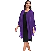 TONGFANTFL Shawls Wraps for Evening Wedding Party Chiffon Scarf Soft Bridal Wraps Wedding Guest Shawl Coverage