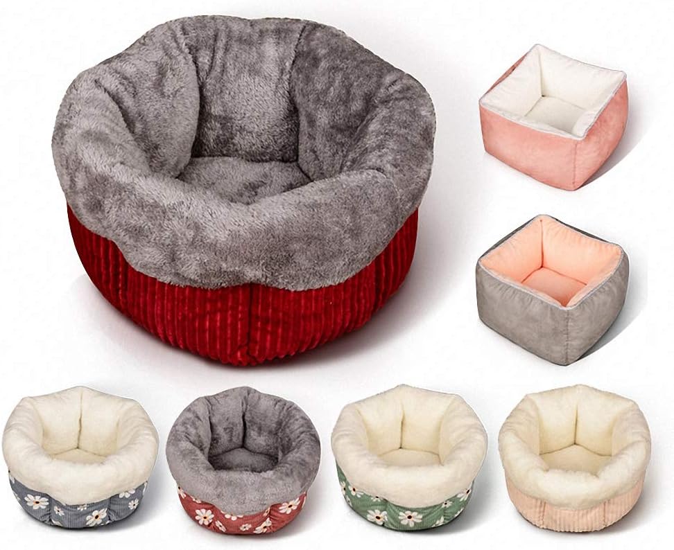Hynsin Square Kennel Cat Litter Cattery Printed Kennel Dog Goods Pet Nest Four Seasons Dog Kennel Cat Small Dog Nest Kennel A 40x40x24cm : Pet Supplies