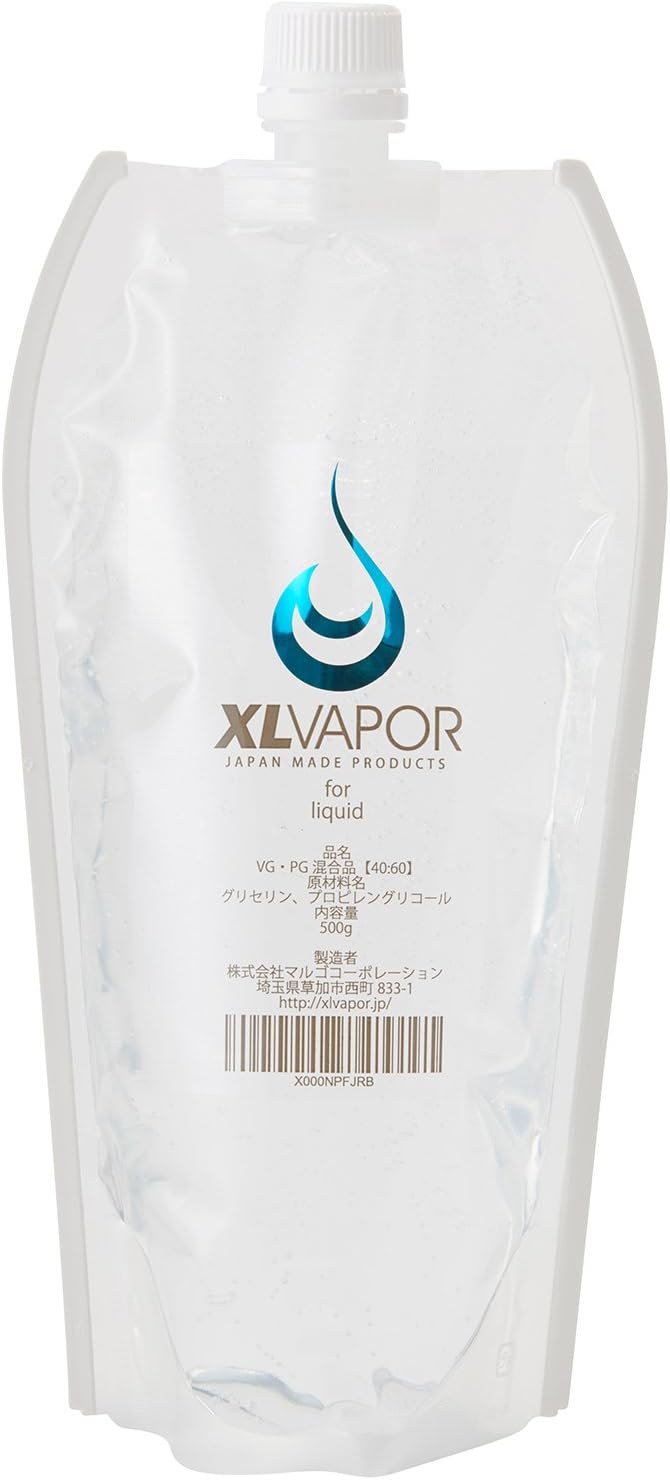 Amazon Vg Pg混合品 40 60 For Liquid 500ｇ Xlvapor 化粧品原料 原液 通販