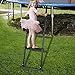 Gardenature Trampoline Ladder, 3-Steps with Horizontal Wide Steps,Universal Hook,Trampoline Stairs, Trampoline Accessories for Kids,Black