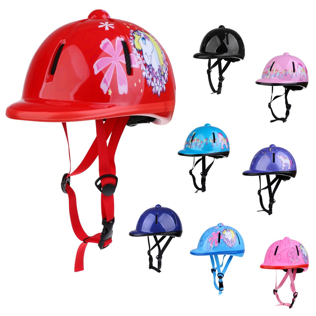 Helmets Sports & Outdoors Dolity Kids Schooling Helmet Young Equestrian Riders Head Protective