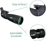 SVBONY SV28 Spotting Scope 25-75x70 with Tripod HD BAK4 FMC Lens Phone Adapter view 5