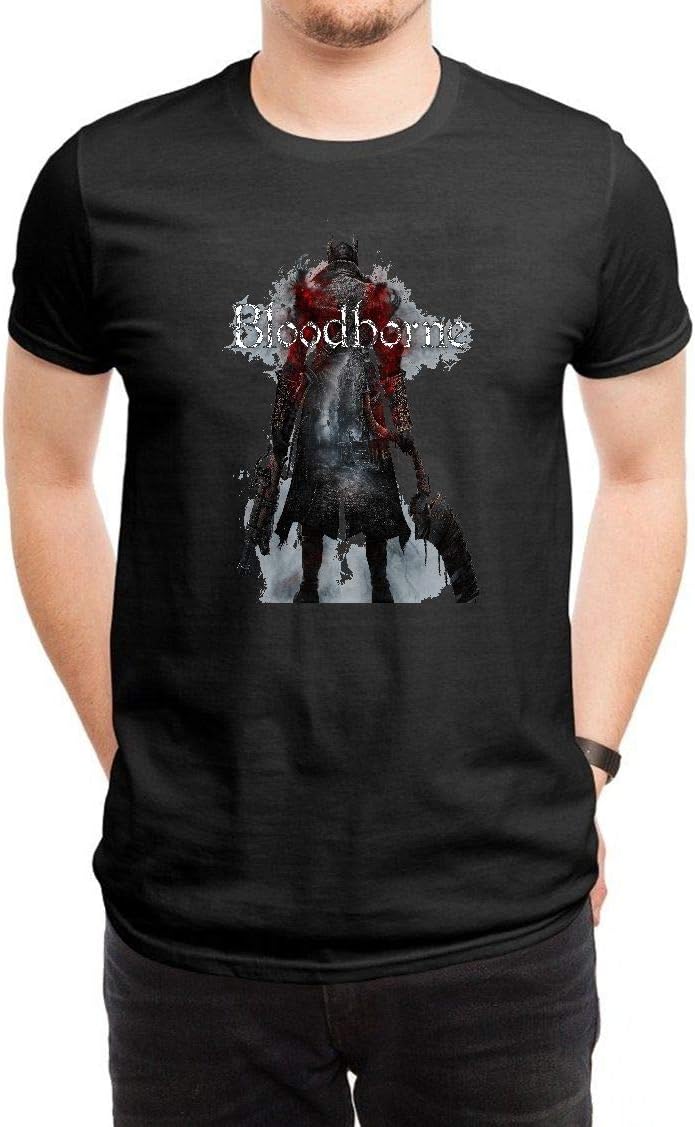 XIAOMINGYI Bloodborne Logo Men's Black T-Shirt