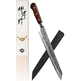 Sakai Takayuki Damascus Sushi Knife - Yanagiba Knife, 10.5 inch (MPN DY270)