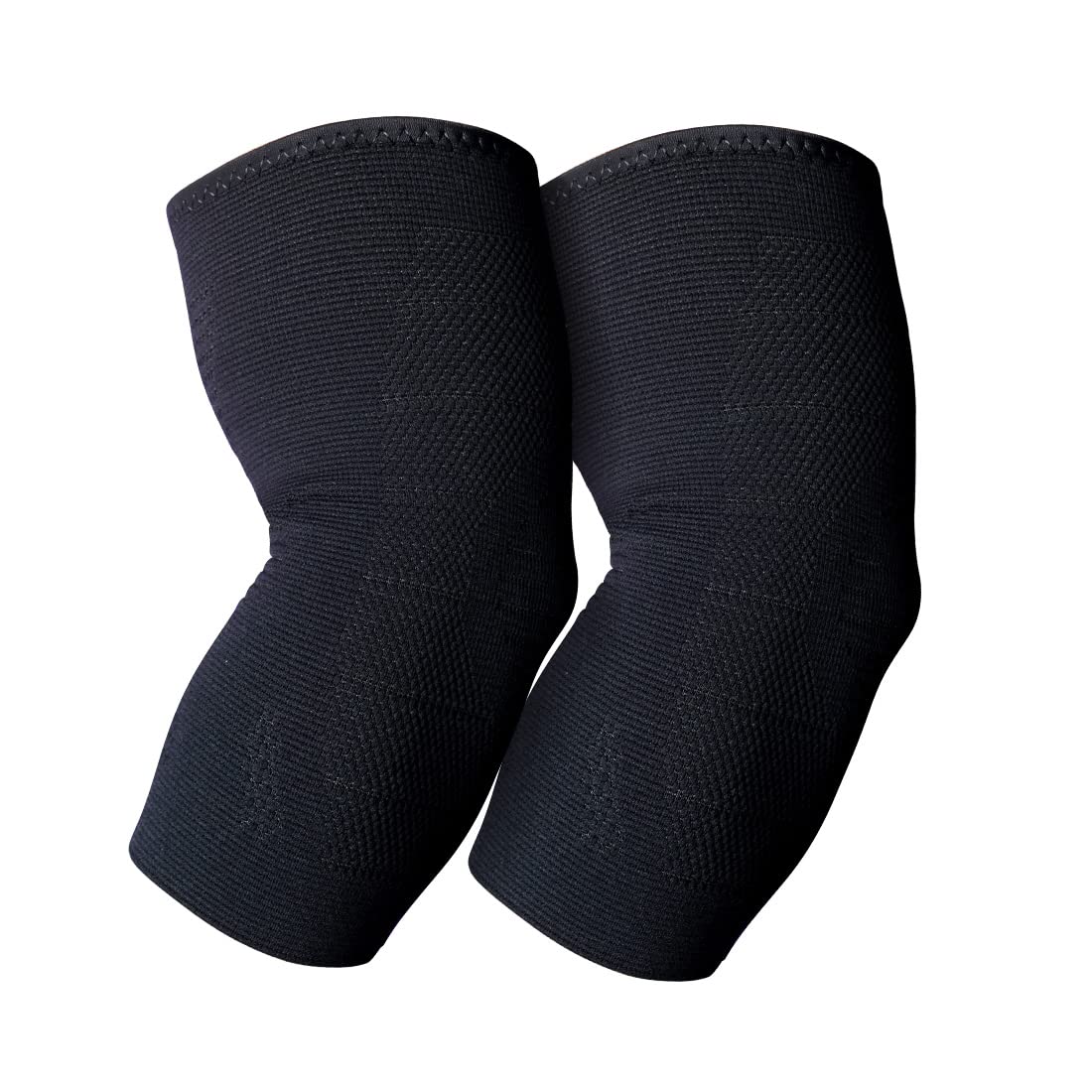 Kuangmi Elbow Support for Pain Relief, Arthritis,Injury Recovery, Sports (Medium, Black)