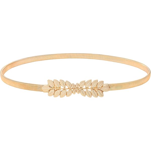 GRACE KARIN Women Thin Belt for Dresses Stretchy Belts for  display picture 2