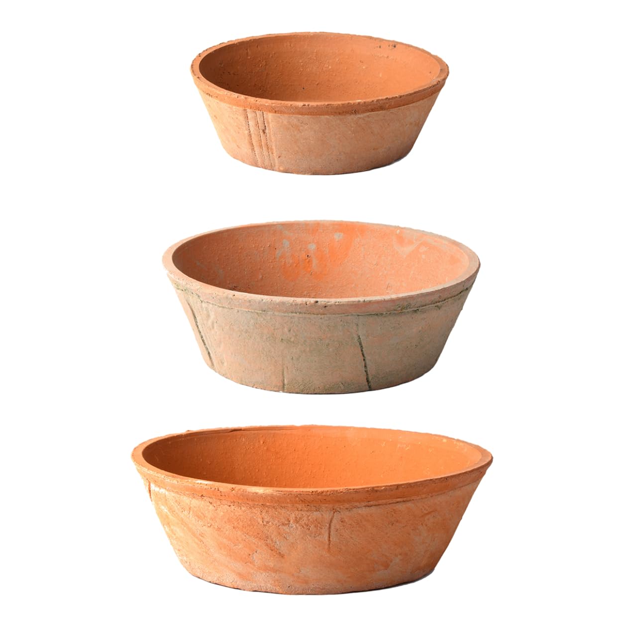 Aged Terracotta Bowl, Set of 3