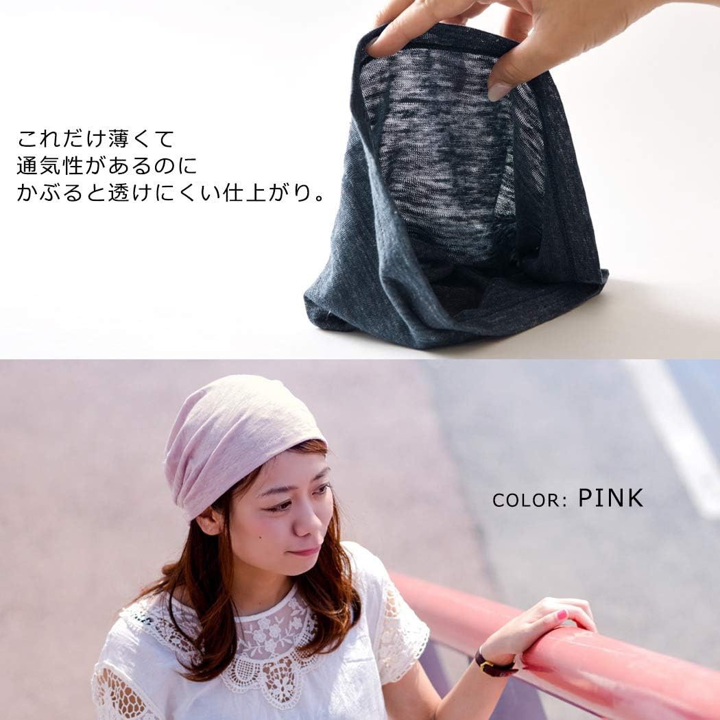 CHARM Mens Summer Linen Beanie - Slouchy Lightweight Knit Hat Slouch Cap Casualbox Black: Clothing