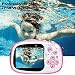 Dessports Kids Digital Camera for Toddler Girls Waterproof 6X Zoom Video Cameras Rechargeable Kid Shockproof HD Camera with MP3 MP4 Player Game 16GB Micro Card Gift for 3-6 Years Old Boys Diving, Pinkthumb 1