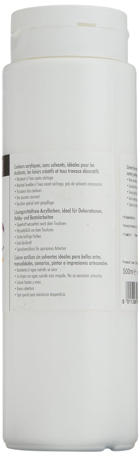 GRADUATE ACRYLIC 500ML WHITE,DR123500011, 500 ml (Pack of 1) - Image 3