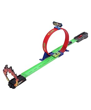 Plutofit 360 Degree Speed Track Set Powerful Spin Loop Way Racing Inertia Power Car with 1 Vehicles (Multicolour)
