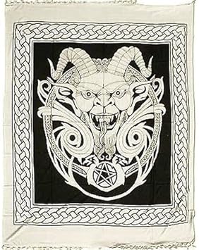 Sarong Wand Tuch Wandbehang Grosse 210cm X 240cm Batik Decke Luzifer Teufel Amazon De Kuche Haushalt