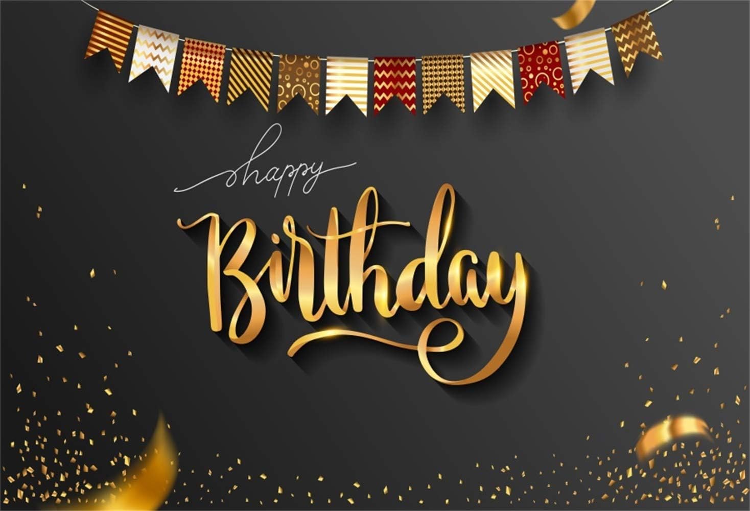 Amazon Com Lfeey 9x6ft Vinyl Birthday Banner Photo Backgrounds