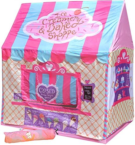 Children Play Tent By OffspringInspired, PREMIUM QUALITY Tents For Kids | Ice Cream and Bakery Shop Play Tent, Kids Tent and Indoor Playtent. 1-2 Person Kids Play Tent, and Easy to Use & Easy to Fold