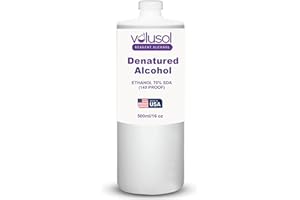 VOLU SOL Volu-Sol Reagent-Grade 70% Denatured Ethanol (140 Proof) - Designed for Research & Industrial Applications, Non-Consumable - Preferred by Healthcare & Veterinary Professionals - 500 mL / 16 oz