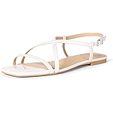 Amazon Essentials Women's Flat Strap Sandals