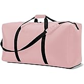 iFARADAY 105L Extra Large Duffel Bag, 32.5 inch Travel Duffel Bag lightweight Luggage Bag-Pink