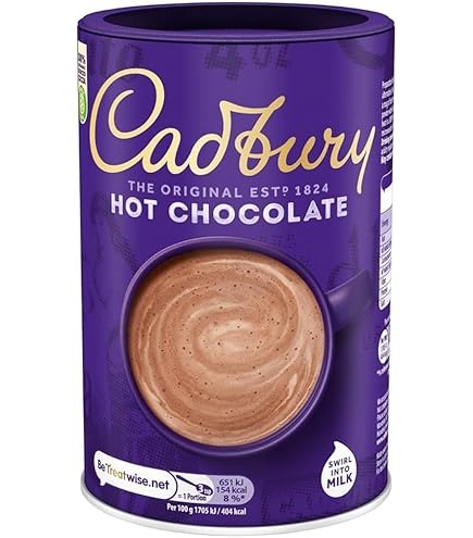 Amazon.com : Cadbury Fair Trade Drinking Chocolate 250 g (Pack of