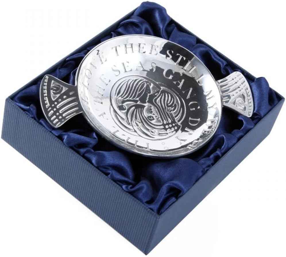Pewter Quaich - I Will Love Thee Still - 3.5" Bowl