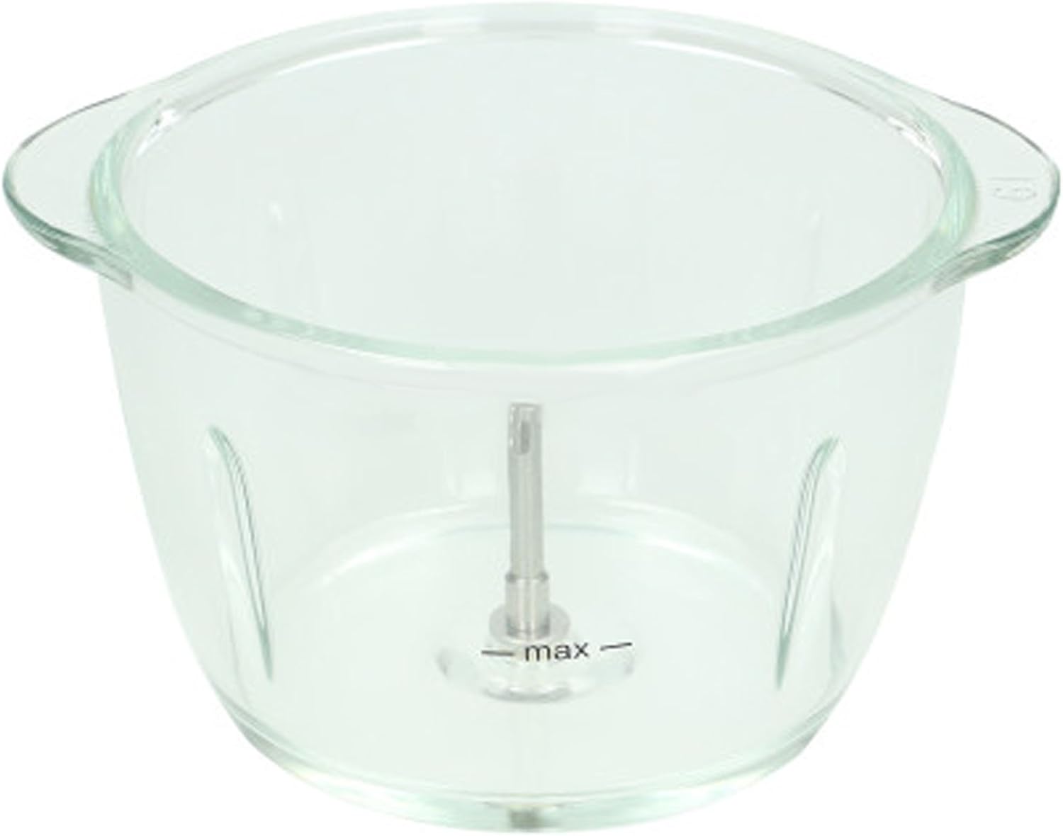 SPARES2GO Glass Bowl for Russell Hobbs Mixing Bowl Food Processor
