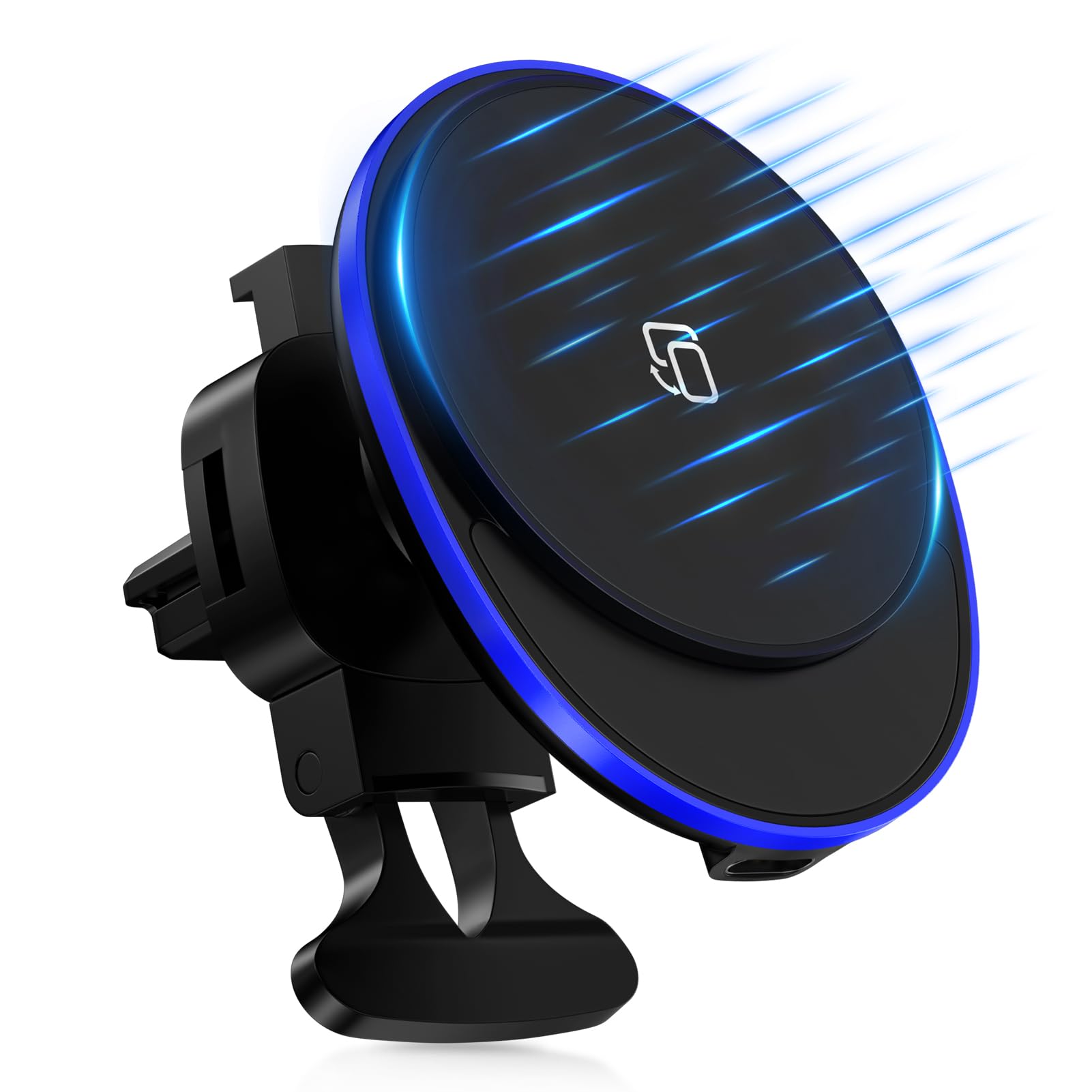 15W MagSafe Car Mount Charger Samsung Android Wireless Car Charger for Samsung Galax S26 Ultra/Z Fold Flip 7/S25 Ultra/S24 FE/S23,Magnetic Air Vent Phone Holder Fast Charging for iPhone 17e,Pixel 10A