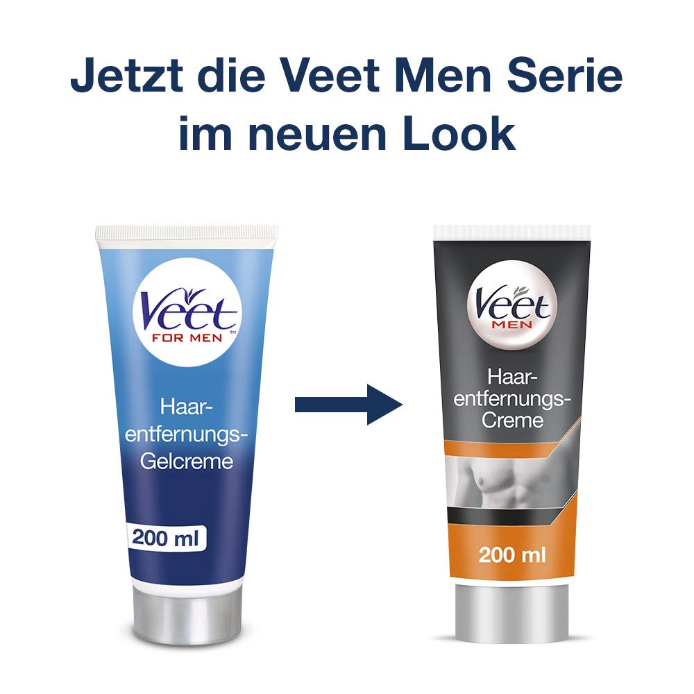 Veet For Men Hair Removal Gel Creme 200ml 1 Packaging May Vary