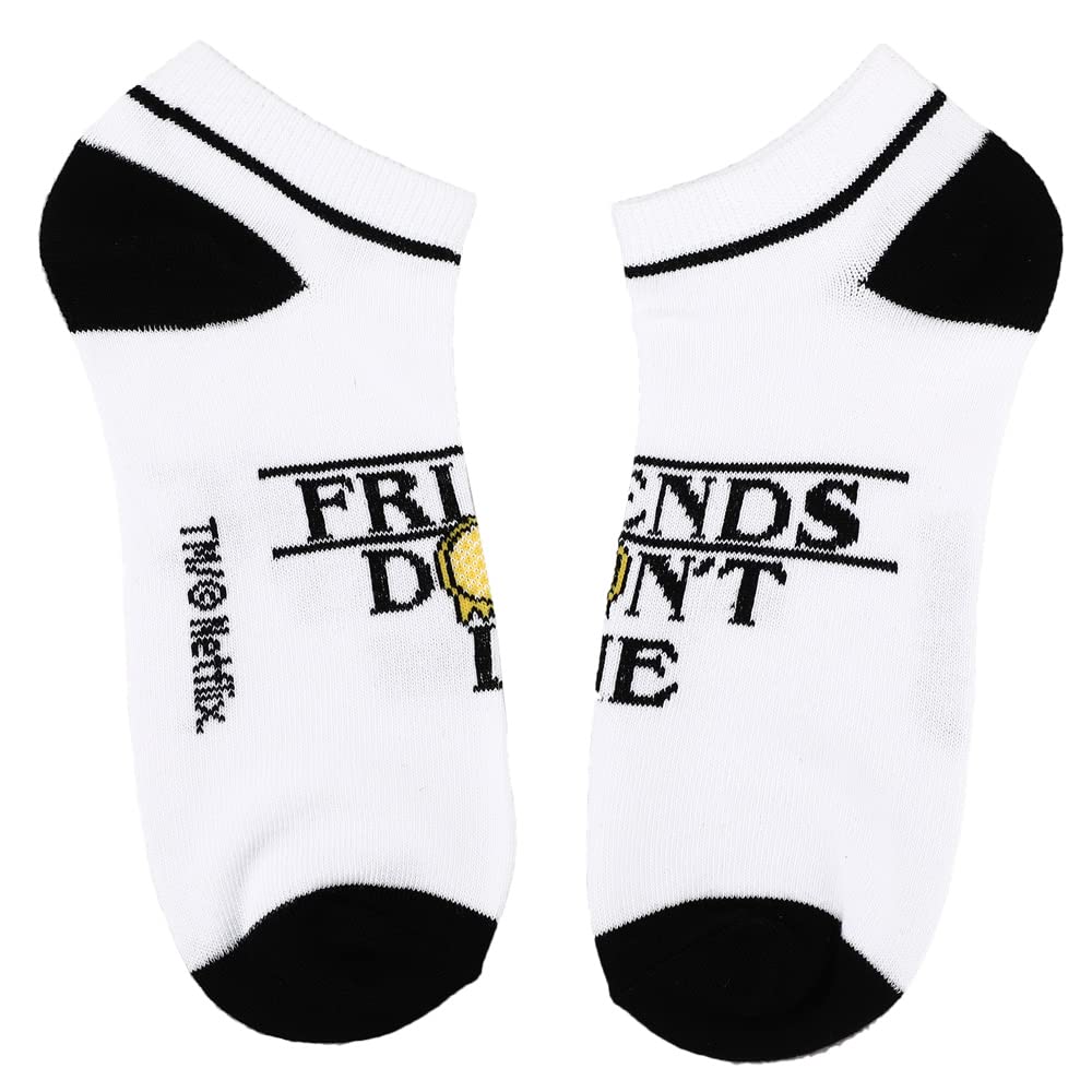 Bioworld Stranger Things Logos Casual Ankle Socks for Men 5-Pack