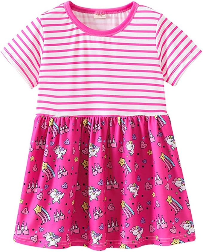 girls rainbow dress uk