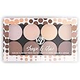 W7 Shape & Glow Highlight & Contour Powder Palette - Professional 8 Shade Face Makeup Palette