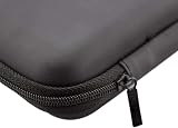 caseroxx Hard Case for GlocalMe G4 Pro Black Zip Mesh Pocket Elastic Strap view 6