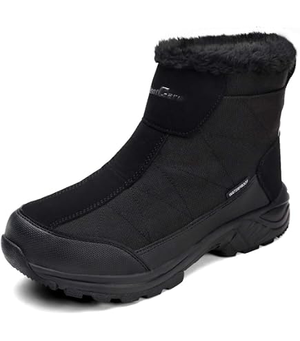 Waterproof Snow Boots Deep Tread Faux Fur Lined Durable Winter Amazon.com | POLAR Mens Waterproof Outsole Deep Tread Fully  main image 4