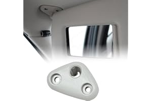 Sun Visor Mount Clip Compatible with Subaru Forester Impreza Crosstrek BRZ, Gray Sun Visor Repair Bracket Replacement, Visor 