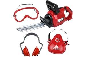 TeganPlay Kids Hedge Trimmer | Toddler Landscaping Gardening Tools and Equipments | Includes Mask Safety Goggles and Earmuffs