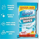 Duzzit Bathroom Wipes Pack of 50 Blue - Extra Strong Cleaning Wipes view 8