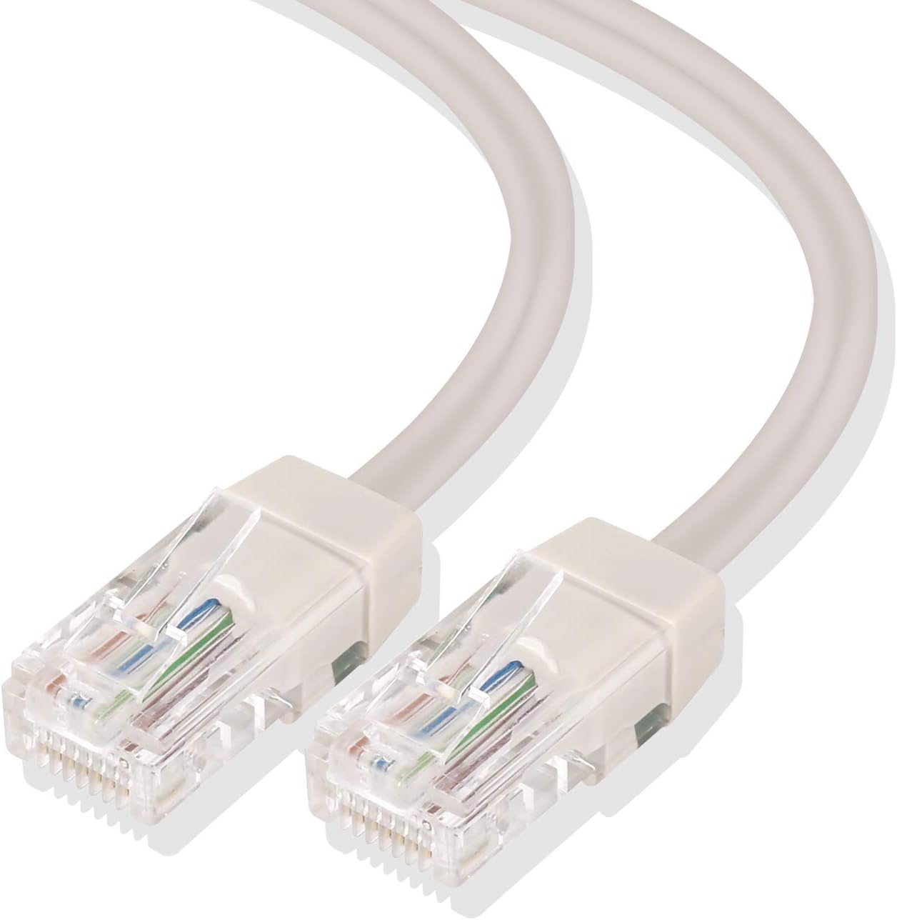 TOROCAT 30m CAT5e UTP Ethernet LAN Network Cable Patch/Router/Modem Extension Cable waterproof Direct Burial - CCA - RJ45 - Grey 30 Meter