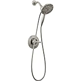 Delta Faucet Arvo 14 Series Single-Handle Shower Faucet, Shower Trim Kit with 4-Spray In2ition 2-in-1 Dual Hand Held Shower H