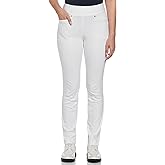 PGA Tour Women's Stretch Golf Pants with Pull-on Waist, 31" & 32" Inseams, Tummy Control, Moisture-Wicking, Sun Protection