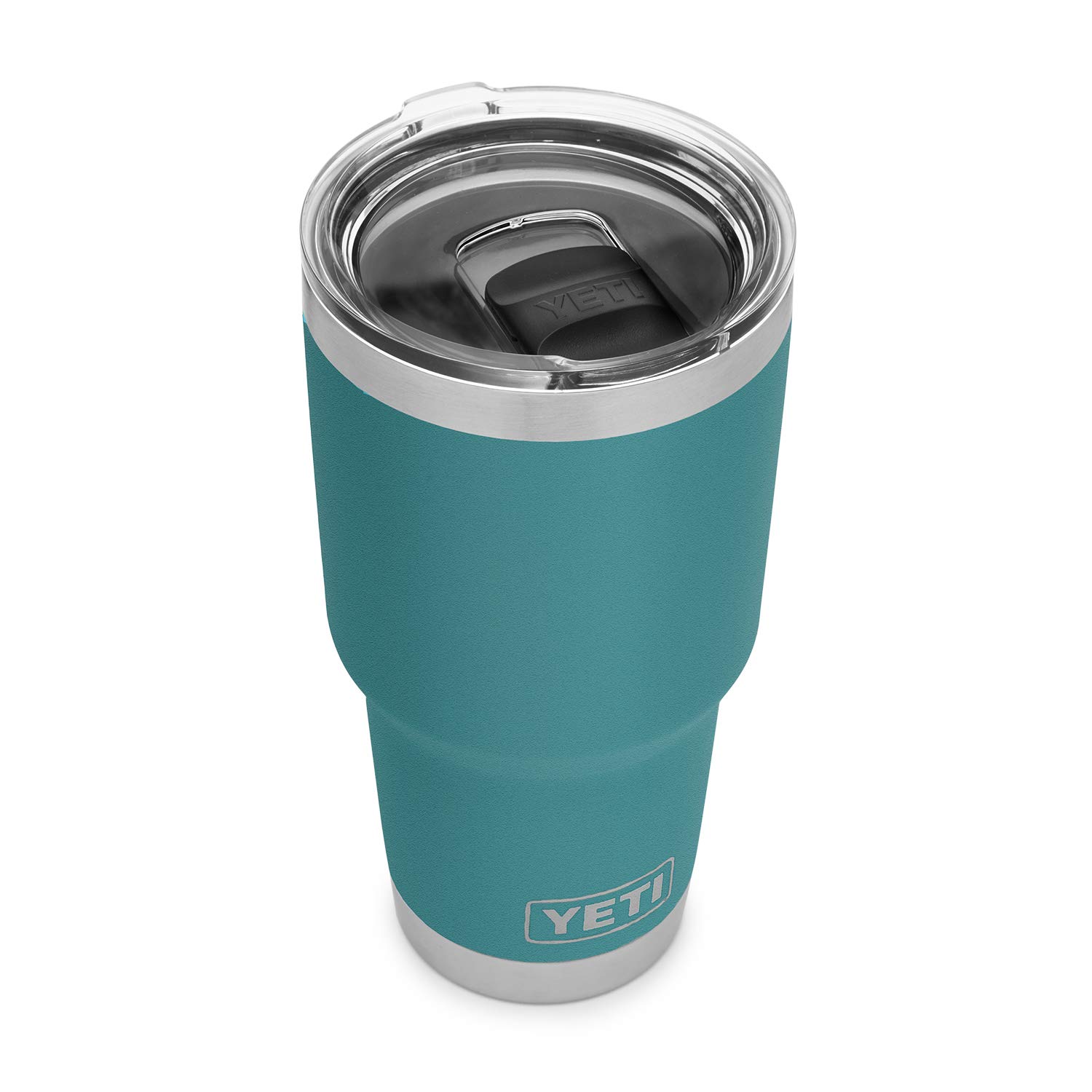 YETI Rambler 30 oz Tumbler, Stainless Steel, Vacuum Insulated with MagSlider Lid, River Green