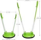 Ruibo Baggy Rack Holder for Food Bags 4 Pack Adjustable Stand view 2