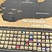 Scratch Off World Map - Personalised Travel Tracker Poster - Remember and Share Your Adventures (Black, 33” x 23”)