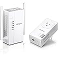 TRENDnet Wi-Fi Everywhere Powerline 1200 AV2 Dual-Band AC1200 Wireless Access Point Kit, Includes 1 x TPL-430AP and 1 x TPL-423E, 3 x Gigabit Ports, Easy Installation, White, TPL-430APK