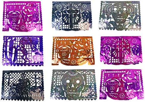 Disney Movie Coco Festive Papel Picado Mexicano Banner With 9 18in X 13in Panels