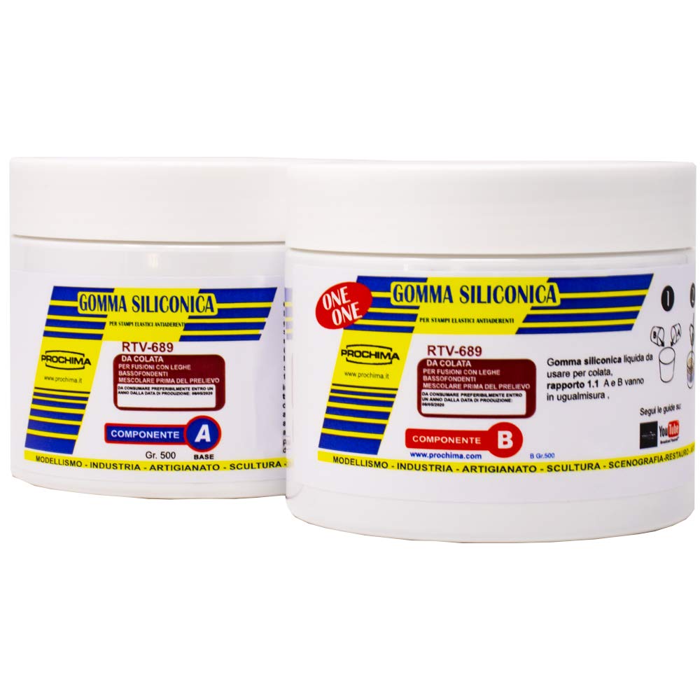 PROCHIMA GS550AT01K1 Silicone Rubber Rtv-689 1:1 A+B, 1 kg